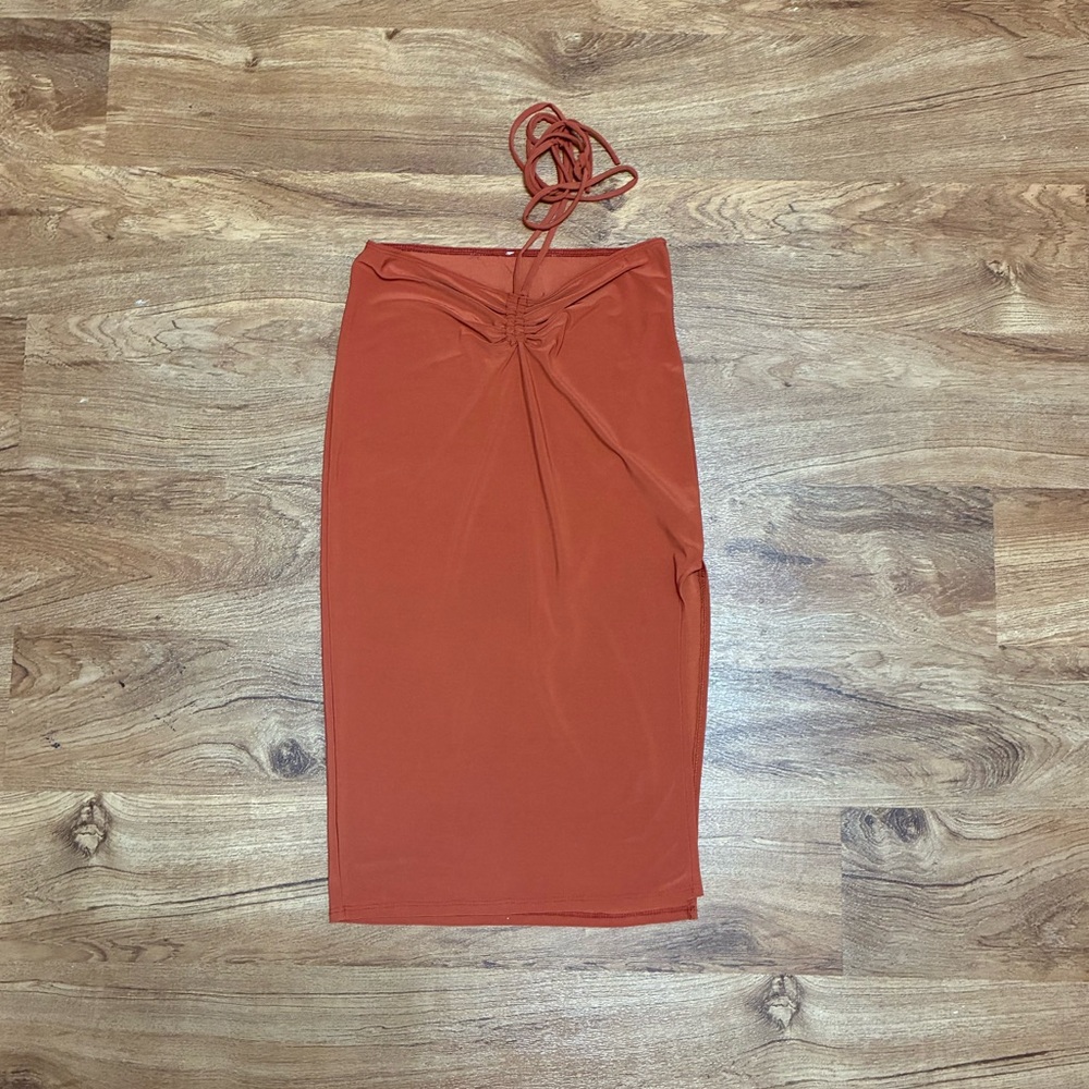 Rue21 Rust Midi Skirt